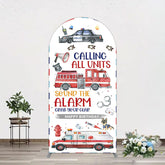 Lofaris Calling All Units Theme Happy Birthday Arch Backdrop